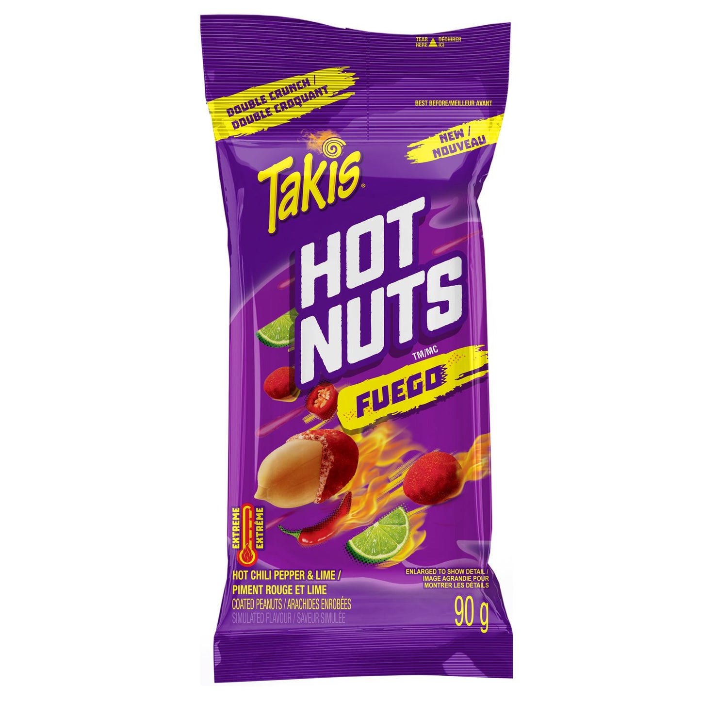 Takis Hot Nuts Fuego 3.17oz 90 gr
