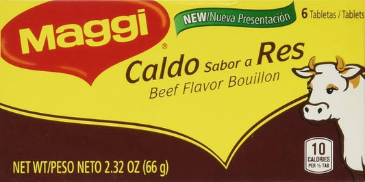 Maggi Beef Flavor Buillon 2.32 oz