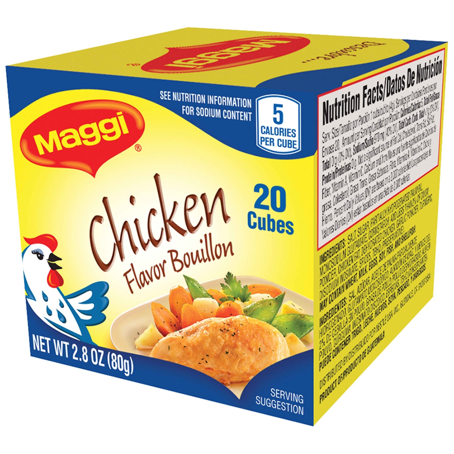 Maggi Chicken flavor cubes 2.82 oz