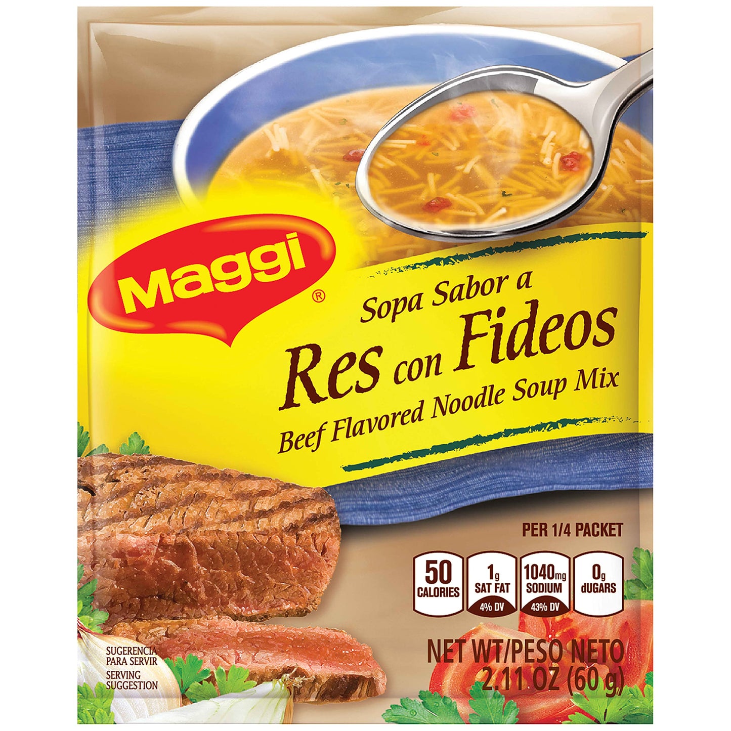 Maggi Res con fideos 2.11 oz