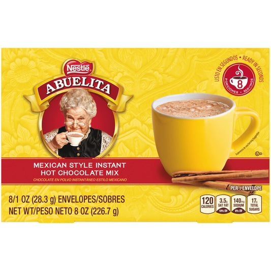 Abuelita Nestle Instantaneo 8 Sobres 8oz