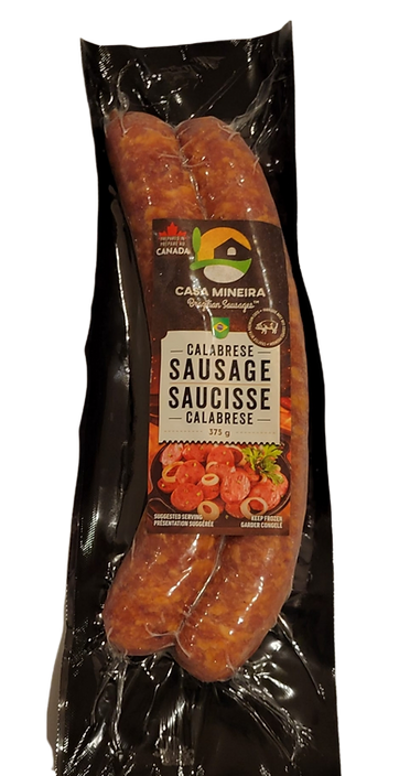 CASA MINEIRA - SAUCISSES AU PORC CALABRESA FUMEE- 375g