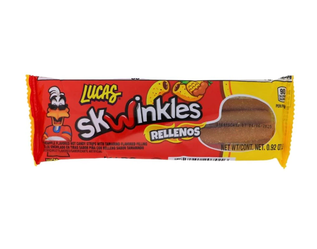 LUCAS Skwinkles Rellenos Pina Tamarindo Box 12 unit