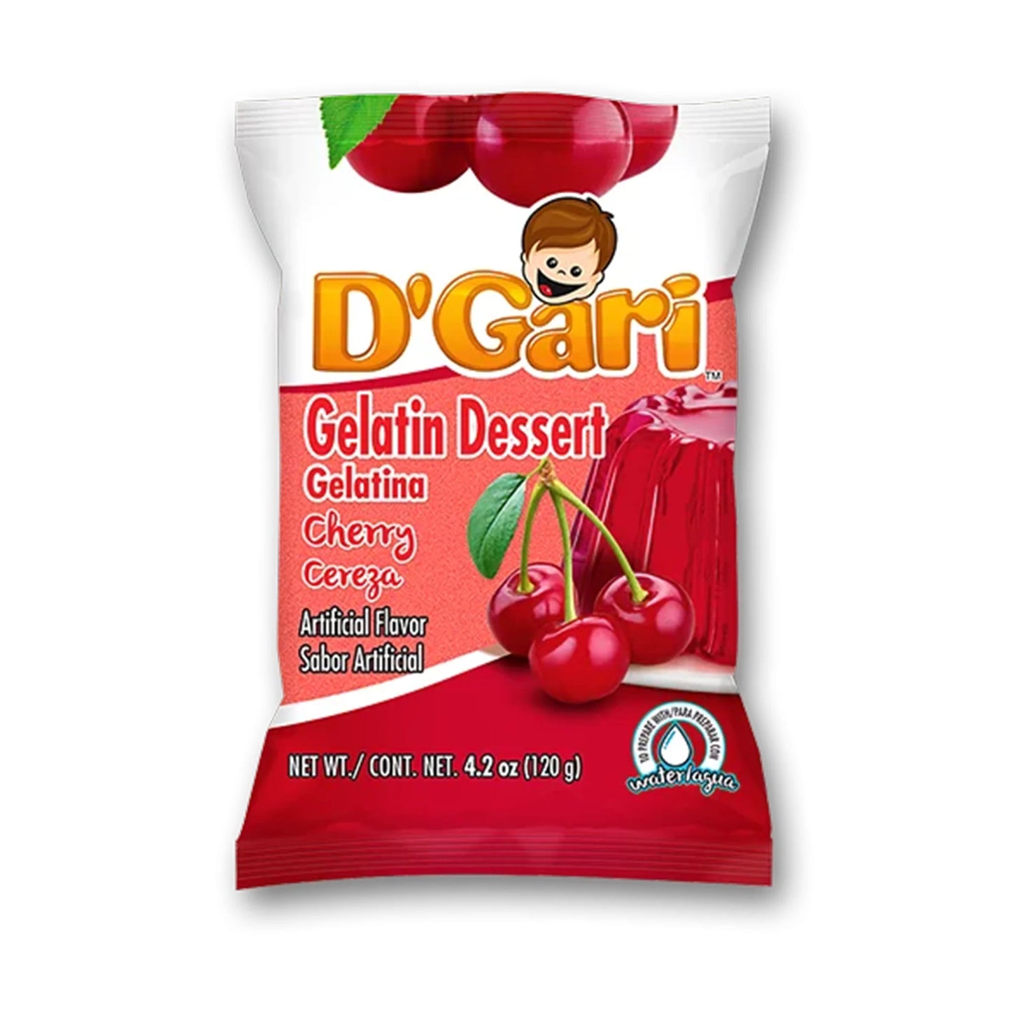 Gelatina D'Gari Cherry  4.5 oz