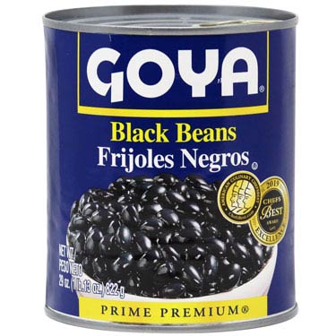 Goya black beans 29OZ
