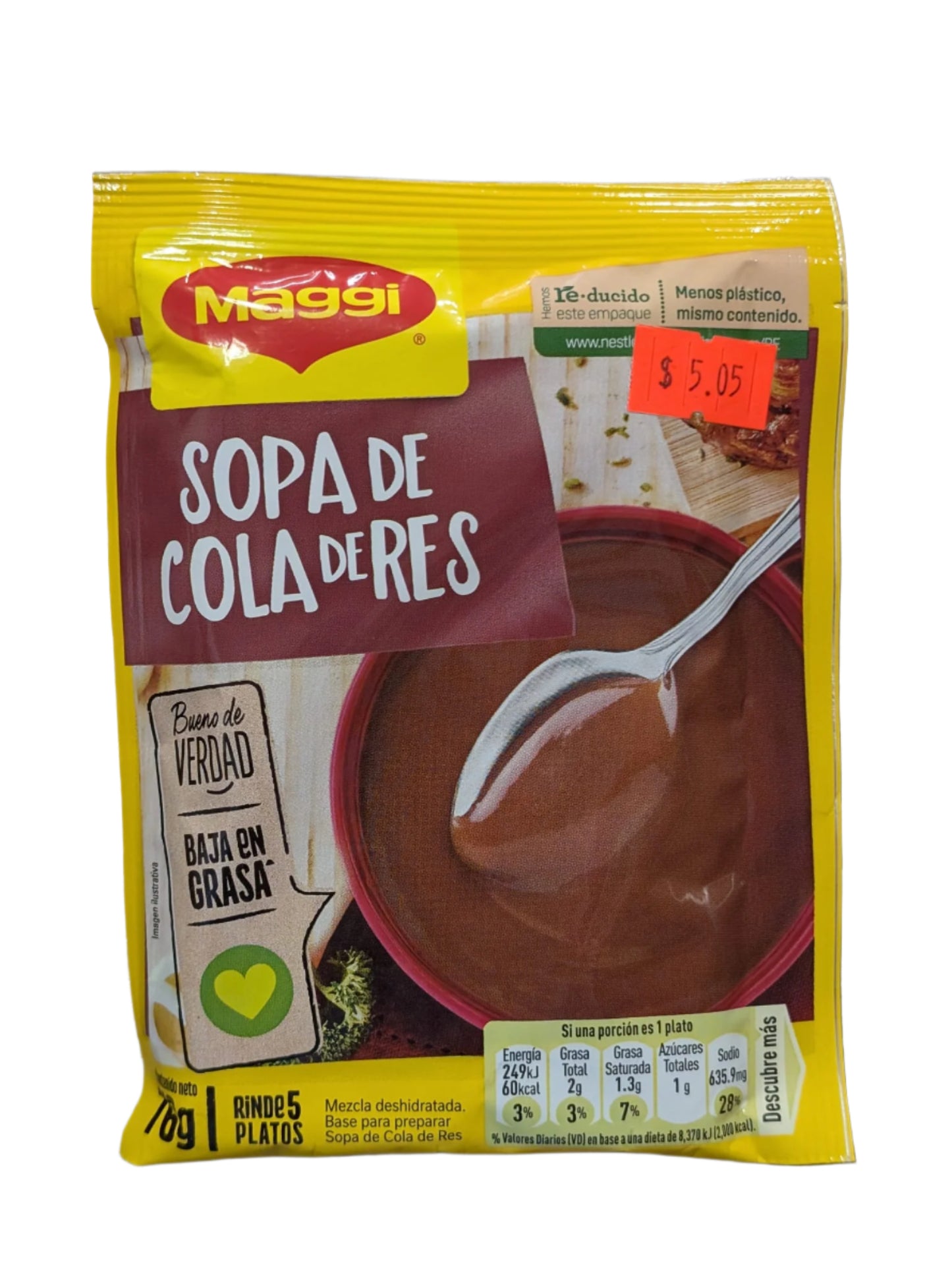 MAGGI SOPA CRIOLLA COLA DE RES 58G