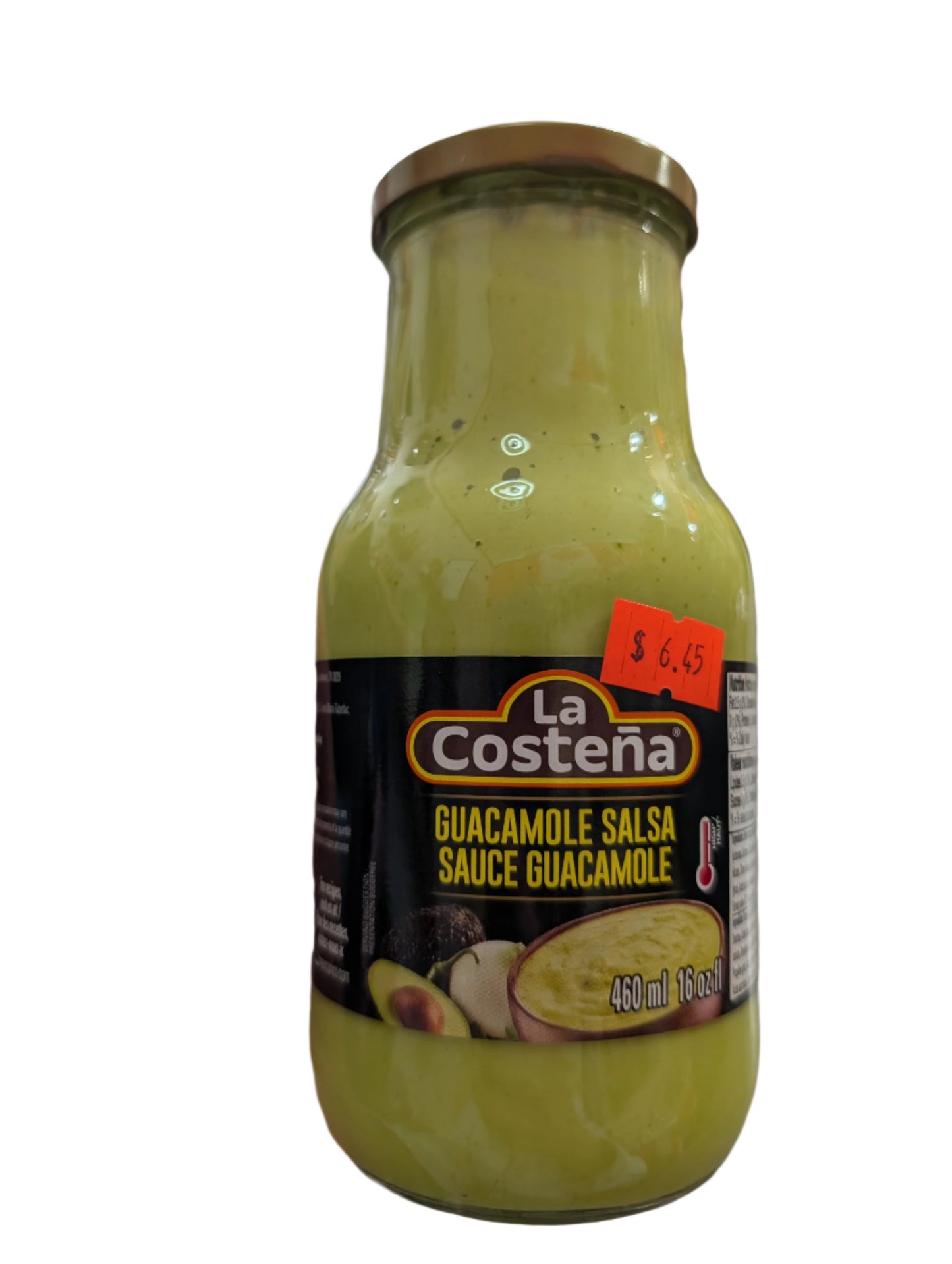 La Costena Guacamole Salsa Bottle 460ml