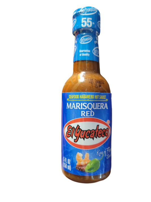 El Yucateco Seafood Habanero Hot Sauce Marisquera Red 5oz