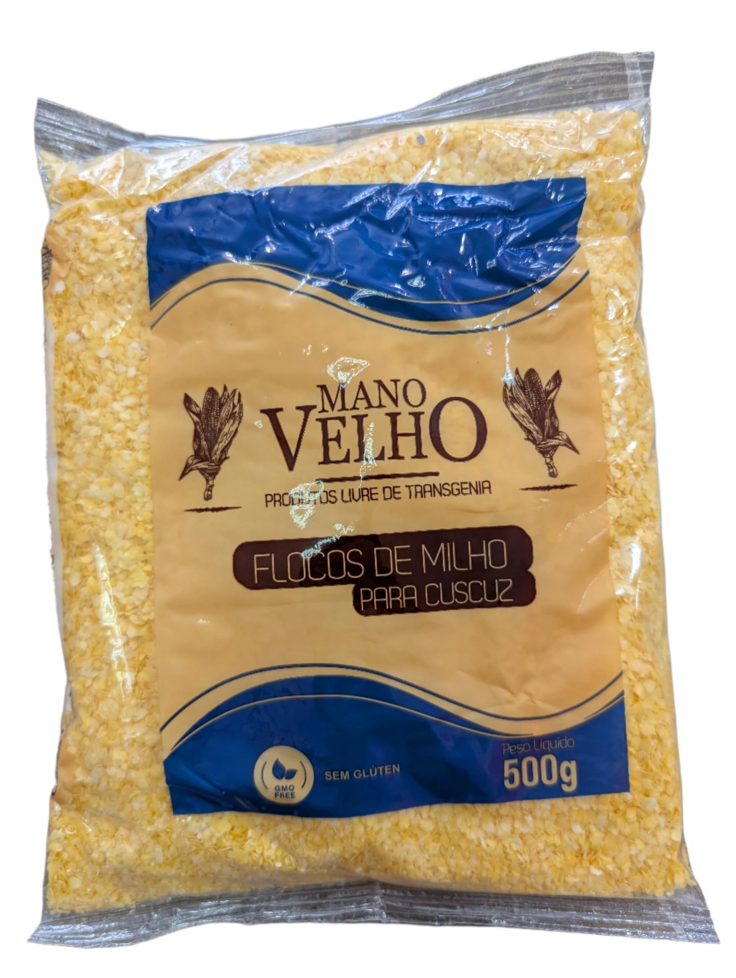 MANO VELHO - MAIS NON-OGM - FLOCOS DE MILHO 500G