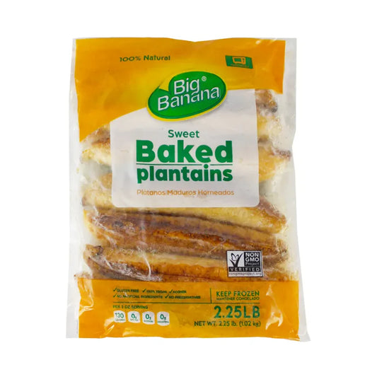 Big Banana Platano Maduro Entero ( Horneados)  7 Und (2.25 Lb)