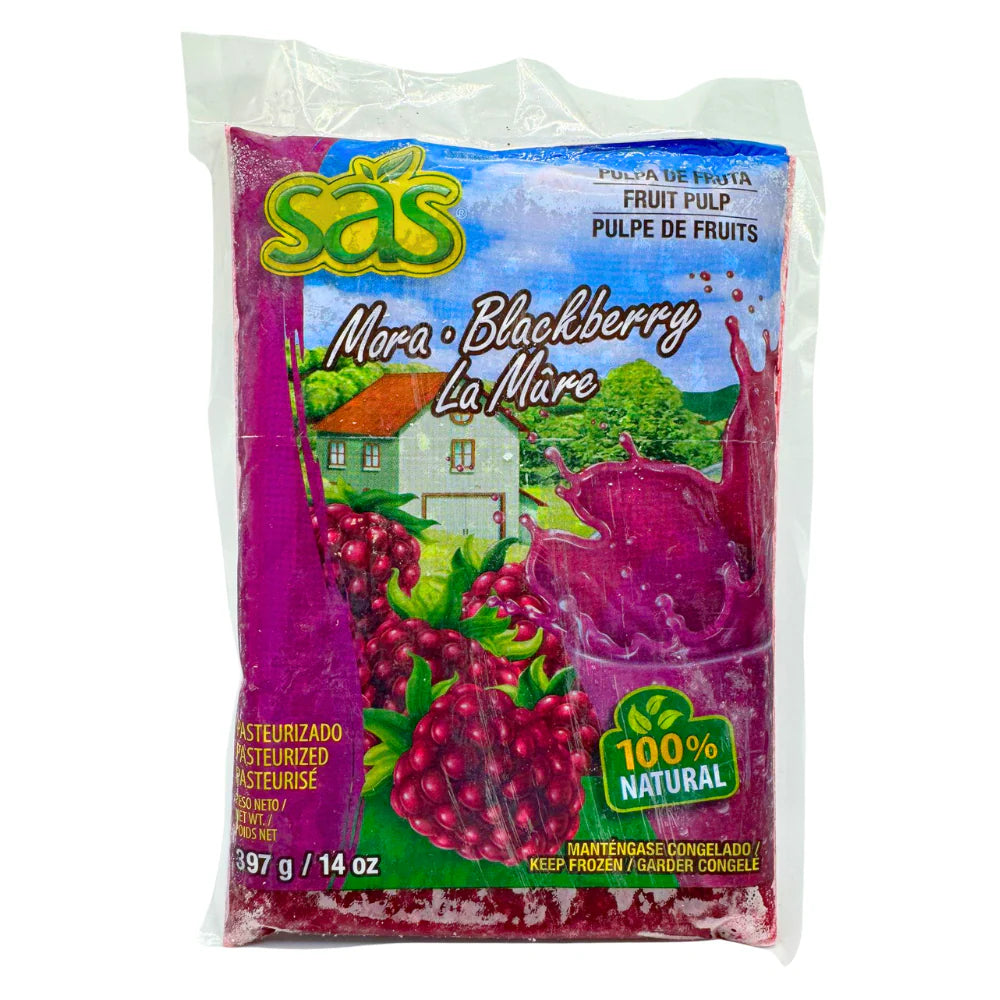SAS Frozen Blackberry Pulp 397 g