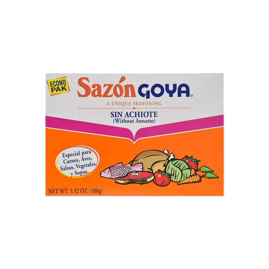 Sazon Goya Sin achiote 100g