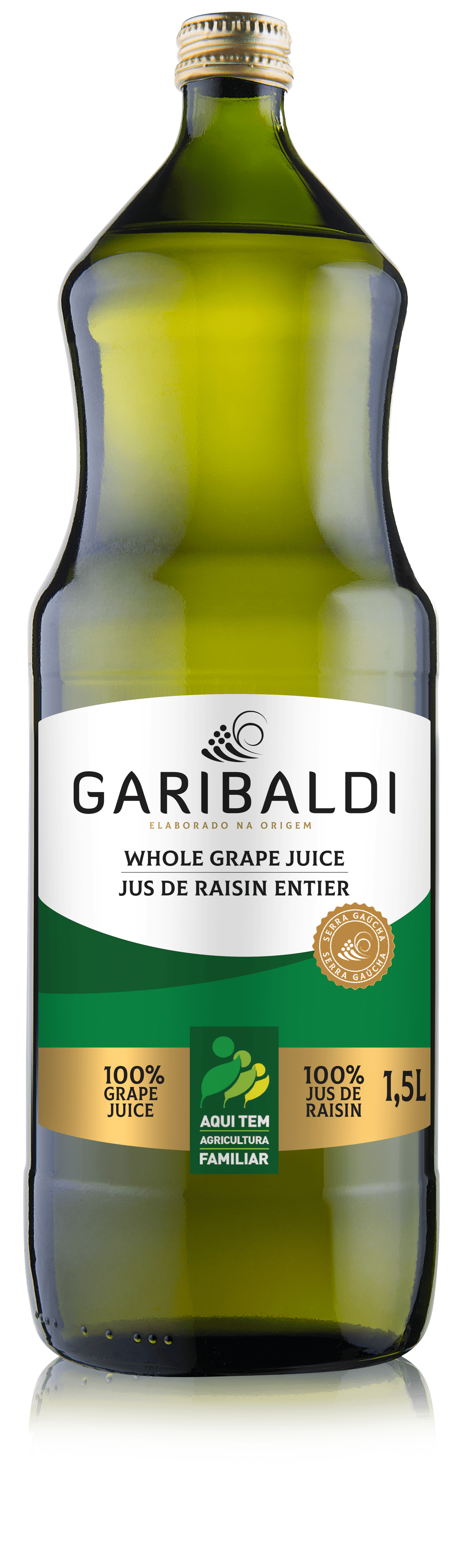 GARIBALDI - JUS DE RAISIN BLANC ENTIER - 1.5L
