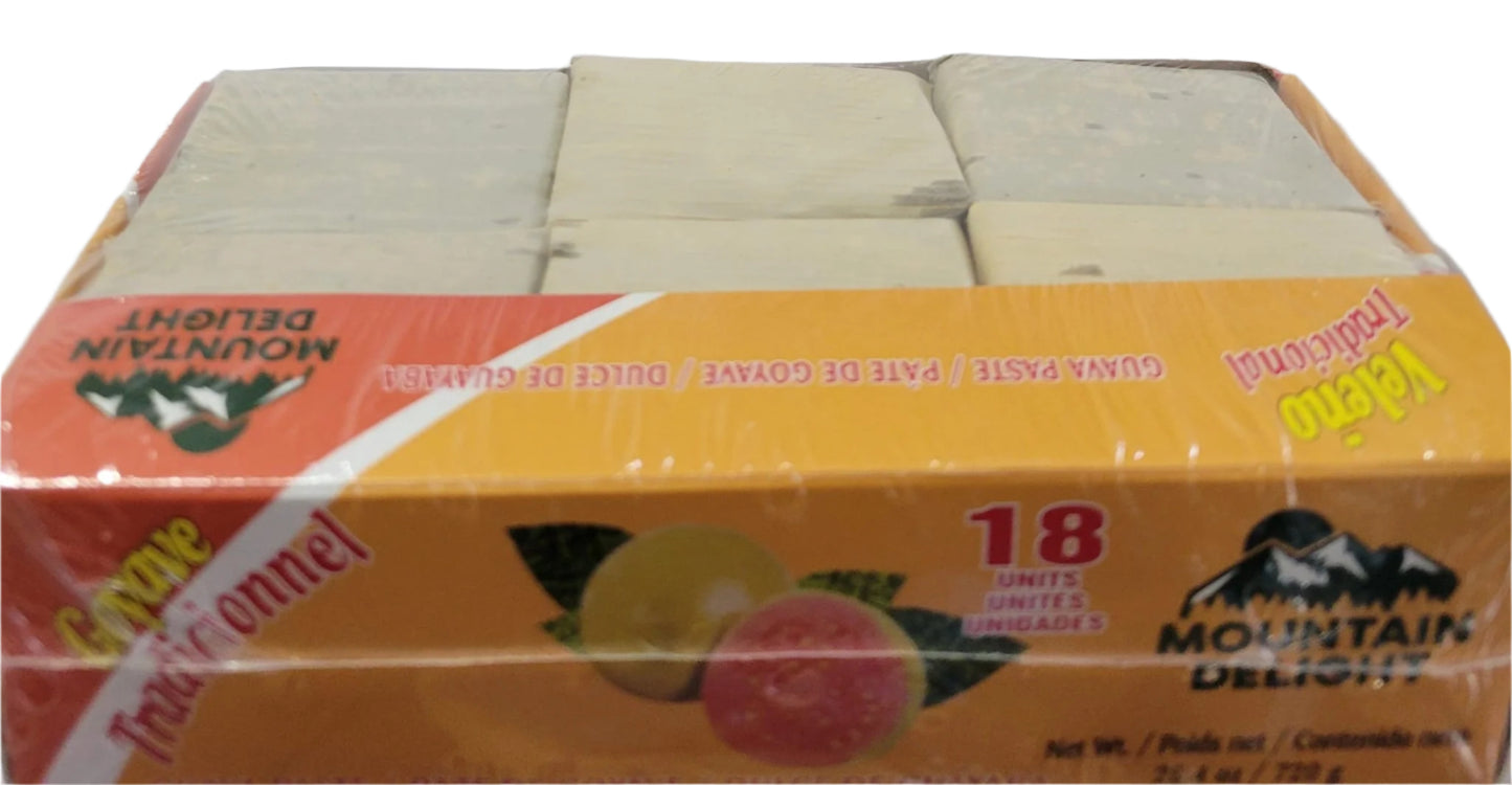 MD Veleño Tradicional Guava Paste - Dulce de Guayaba 18u (720g)