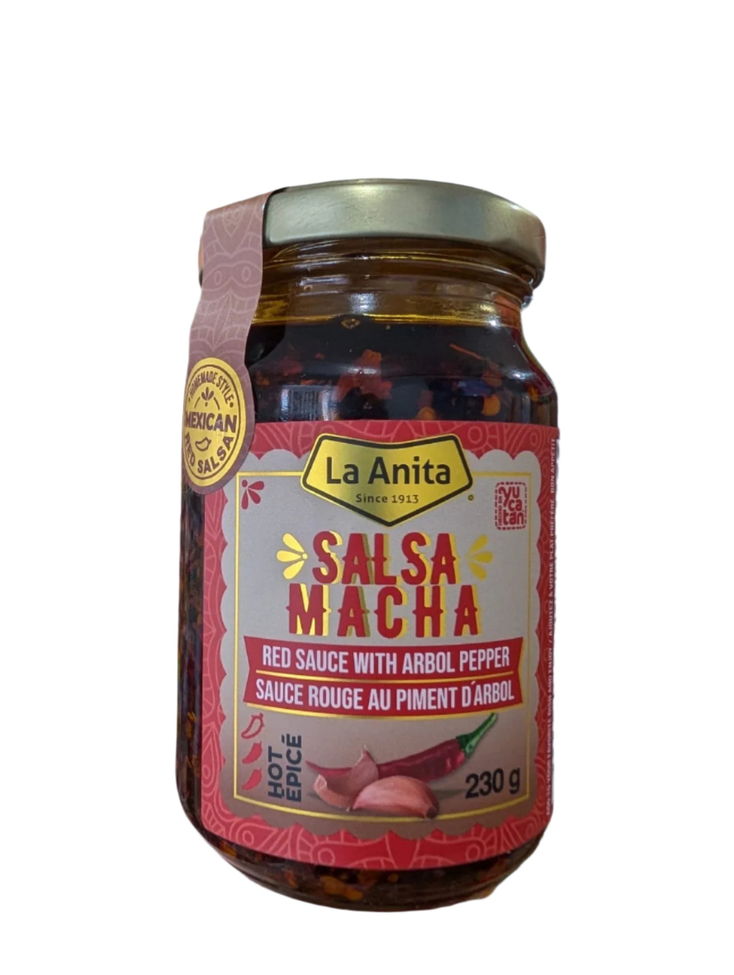 La Anita Macha Red Sauce with Arbol Pepper 230g