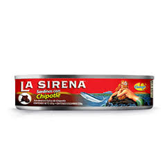 La Sirena Sardinas en chipotle 15 oz