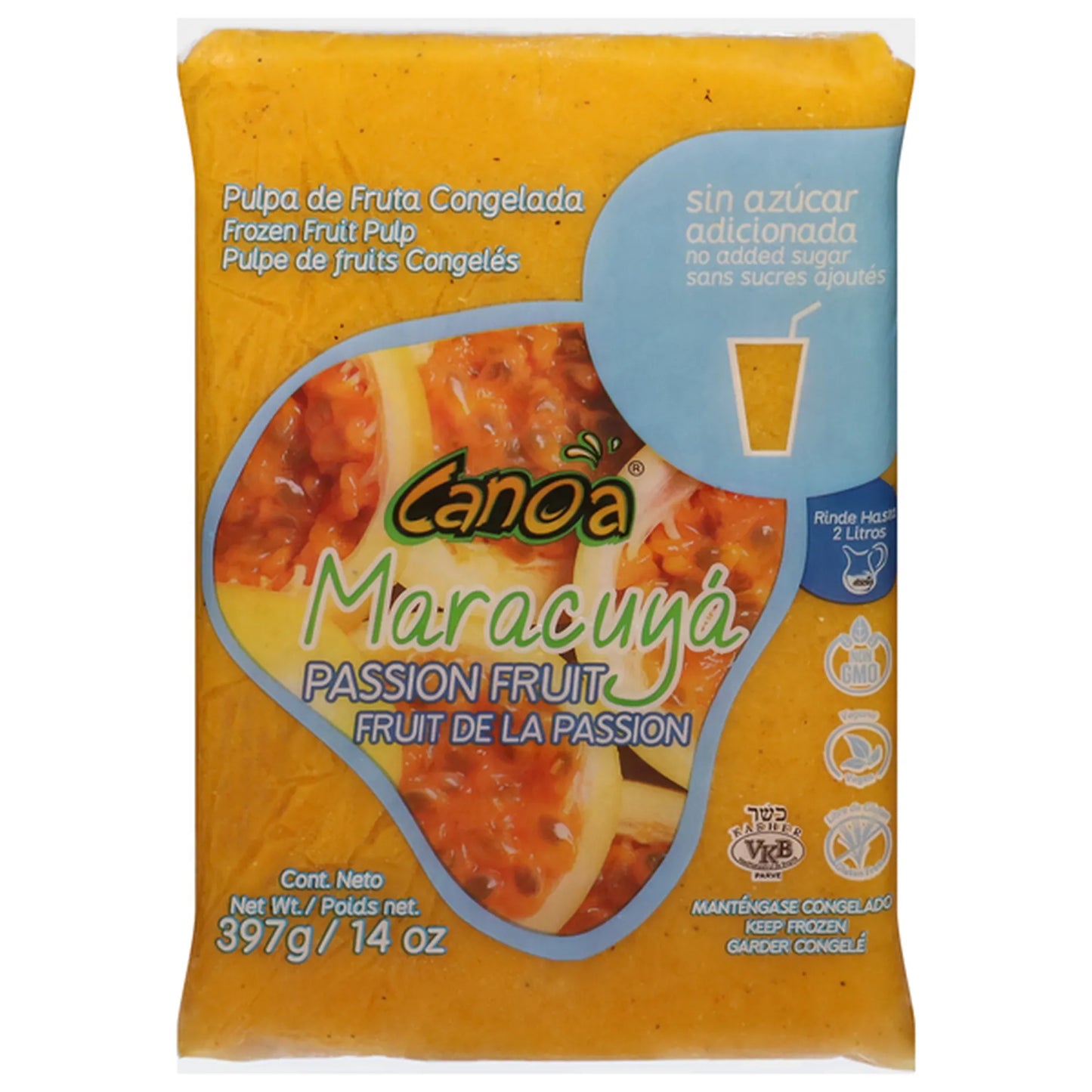 Canoa Maracuya Pulp 14 OZ