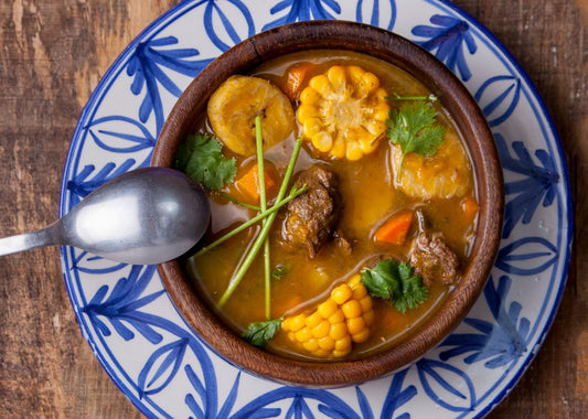 Delicious Colombian sancocho