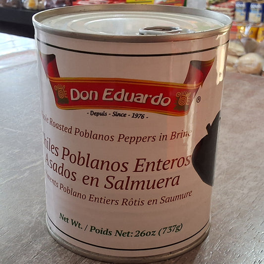 Chiles Poblanos Enteros Don Eduardo