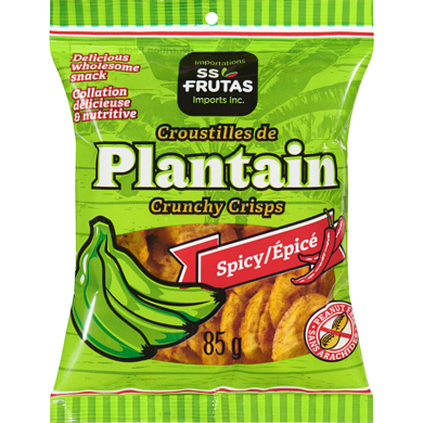 SS Frutas  PLantain Chips Spicy 165 gr