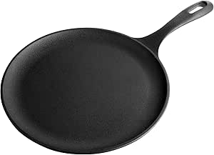 VICTORIA PRESEASONED CAST IRON COMAL W/HANDLE 10.5