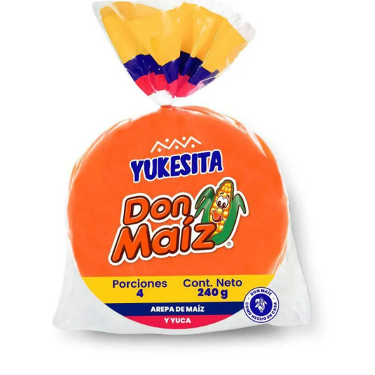 DON MAIZ AREPA YUCA YUKESITAS 4UND / 240G