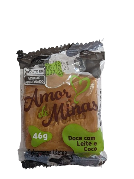 AMOR DE MINAS - BARRES DOCE COM LEITE E COCO 46G