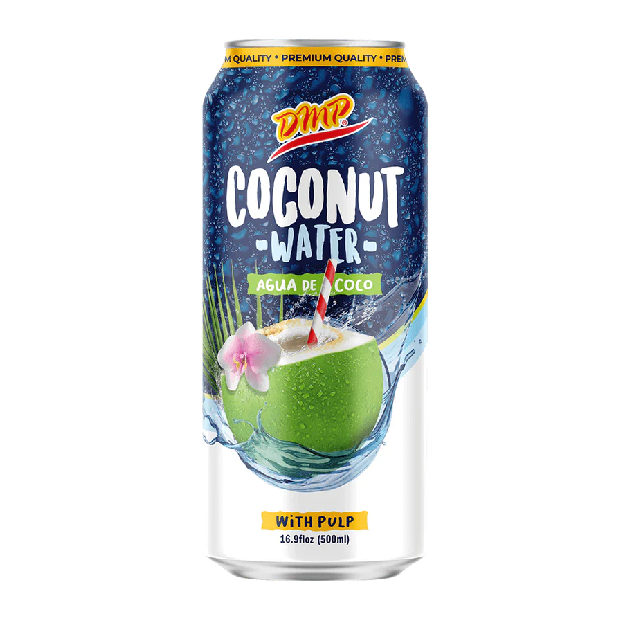 DMP Coconut Water with Pulp Cans 24/16.4oz