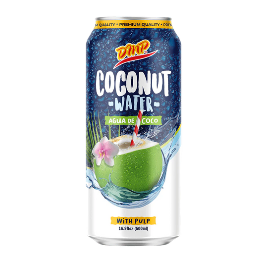 DMP Coconut Water with Pulp Cans 24/16.4oz