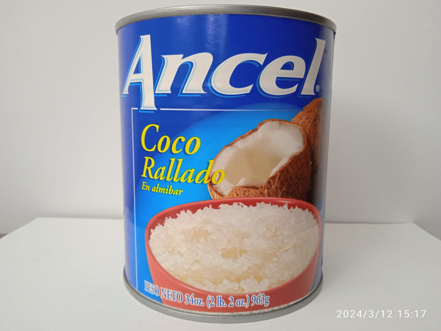 Ancel Coco Rallado 34 oz – Rapidito Latin Market