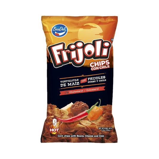 BocaDeli Frijoli Chips with chili 150 gr