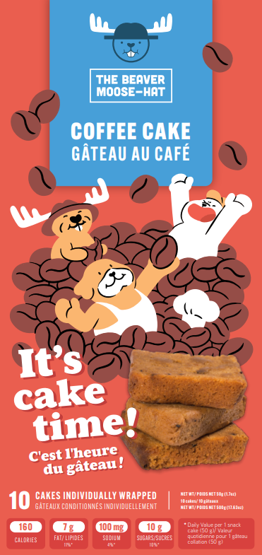 COFFEE CAKE - THE BEAVER MOOSE-HAT