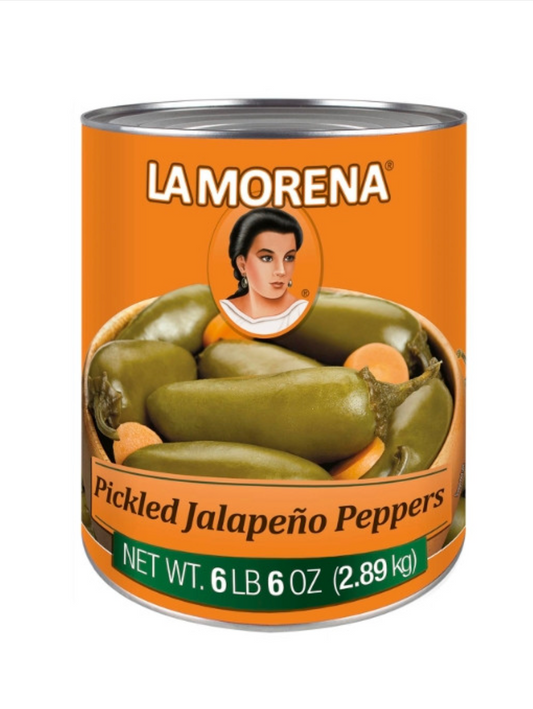 La Morena, Pickled Jalapeno Peppers [6lb]