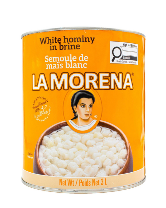 La Morena, White Hominy [3L]