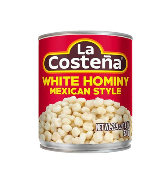 La Costena, White Hominy (Mote Blanco) [28oz]