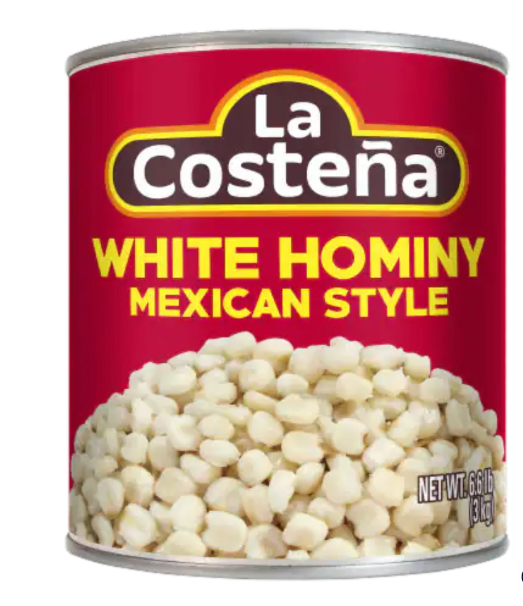 La Costena, White Hominy 6.6 lb