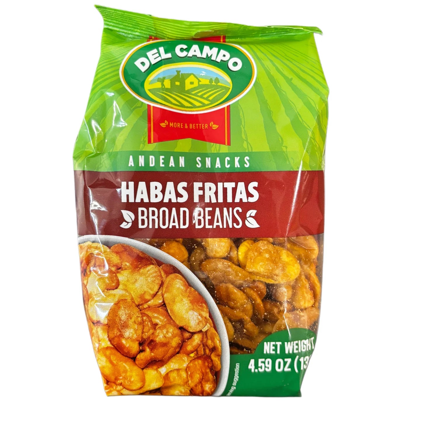DEL CAMPO HABAS FRITAS BROAD BEANS 130G