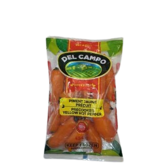 DEL CAMPO FROZEN YELLOW HOT PEPPER 454G