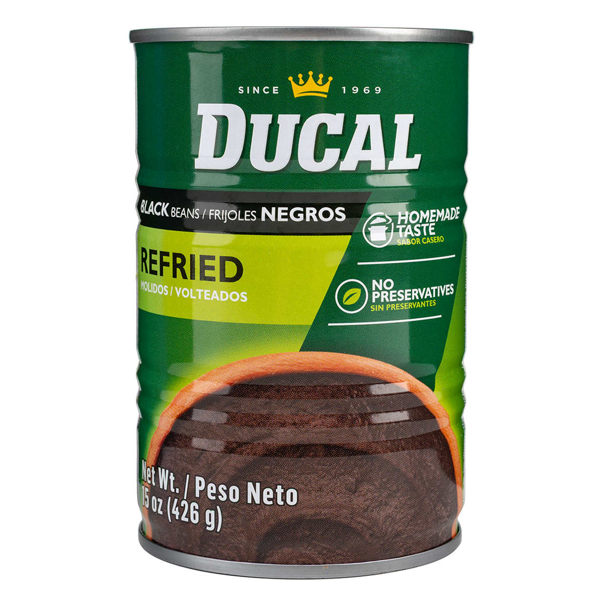 Ducal, Black Beans Refried [15oz]