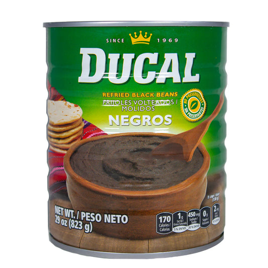 DUCAL Refried black beans 29 oz