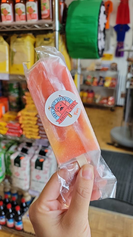 Strawberry-Mango Popsicle