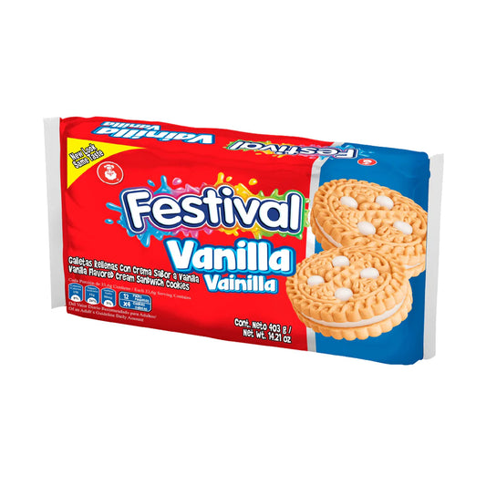 Festival vainilla cookies 403g