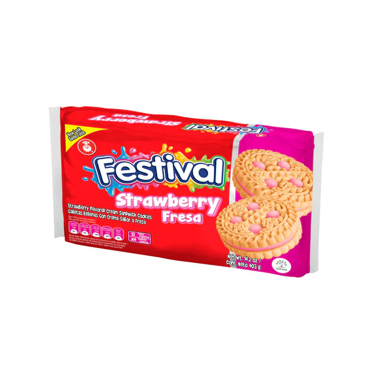 Festival strawberry cookies 403g 14.22 oz