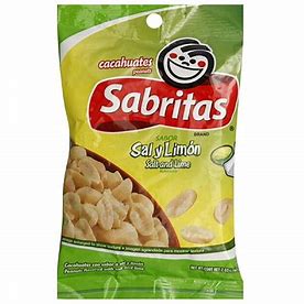 SABRITAS PEANUTS SAL Y LIMON  7 oz