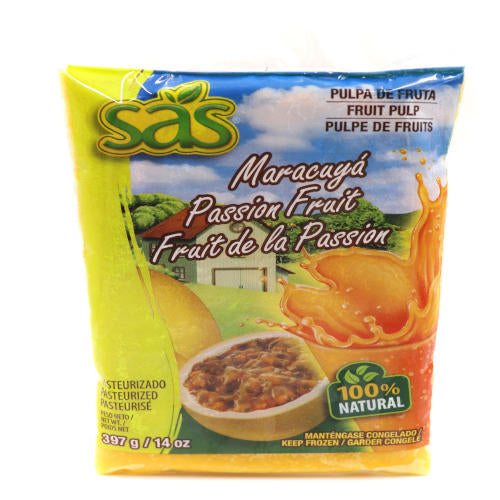 SAS Frozen Passion Fruit Maracuya Pulp 397 g