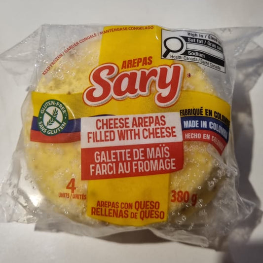 Sary, Frozen Arepa de Maiz Rellena de Queso [380g]