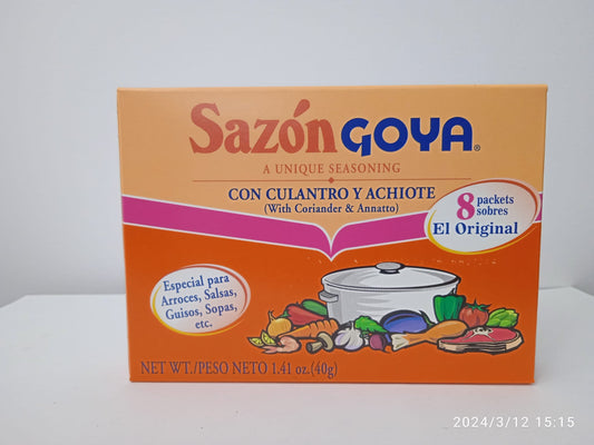 Sazon Goya Culantro y achiote 40g