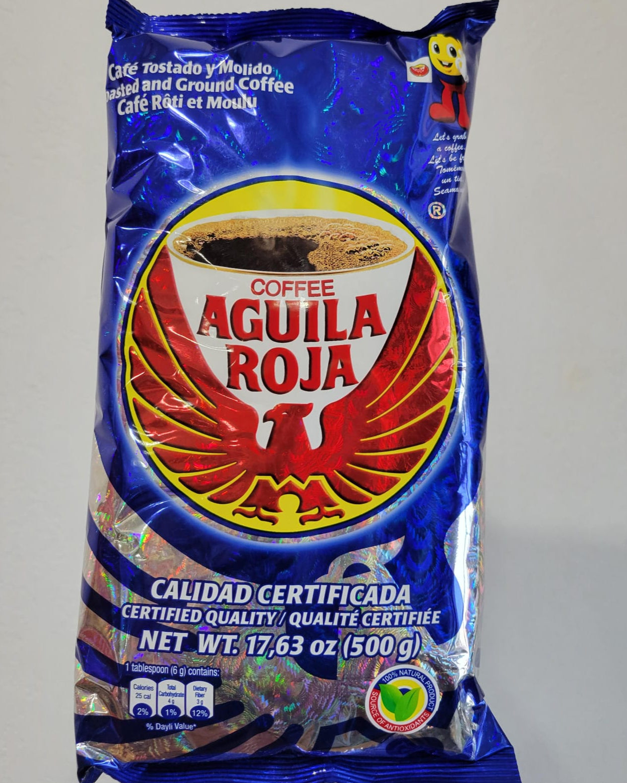 Aguila Roja Coffee Roasted and Ground 500G