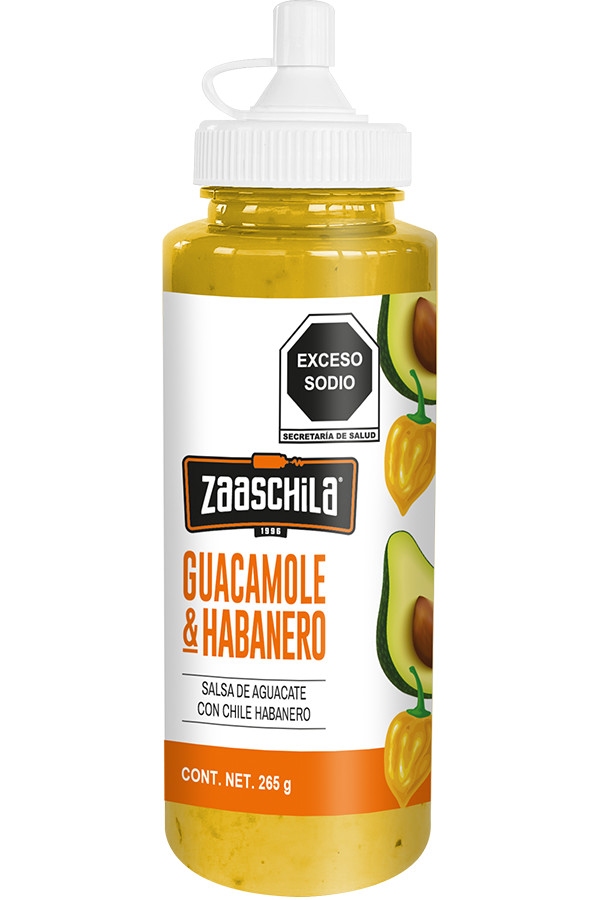 ZAASCHILA  GUACAMOLE & HABANERO SAUCE 265G