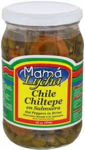 Mamá Lycha Chile Chiltepe en Salmuera 16 oz